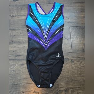 Anchor Leotard Rhinestone